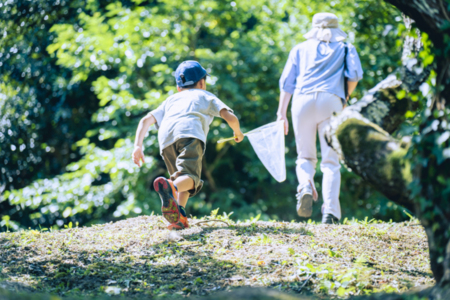 場内は柵で囲っていますのでご安心ください