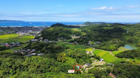 海まではお車で約10分（北条海岸）