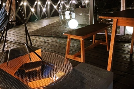 BBQ炉がございます