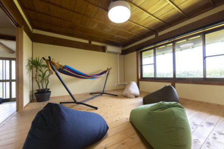 ハンモックをご用意しております。
