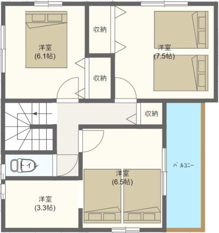 ２Ｆ間取り図