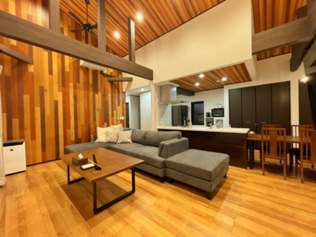 大型ソファーセット完備