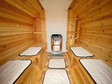 ロウリュウ可能バレルサウナ