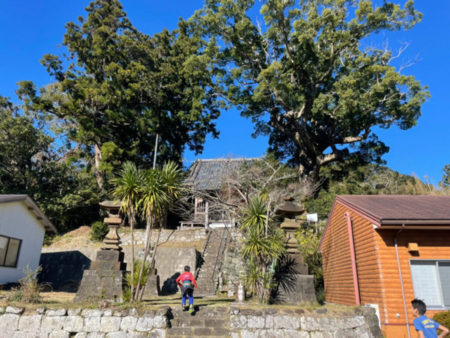 敷地内には神社が…　ご利益あるかも？