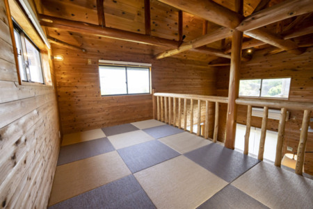 CottageB・Cはロフトも畳です。