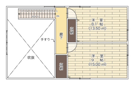 2階間取り図