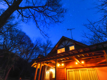 夜空を見ながら非日常体験を！