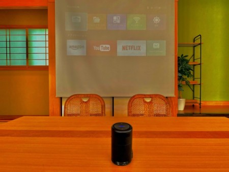 プロジェクタ―Wi-Fi接続済です