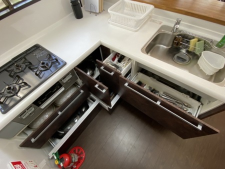 キッチンは新しいです