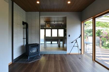 ペレットストーブをお部屋に設置