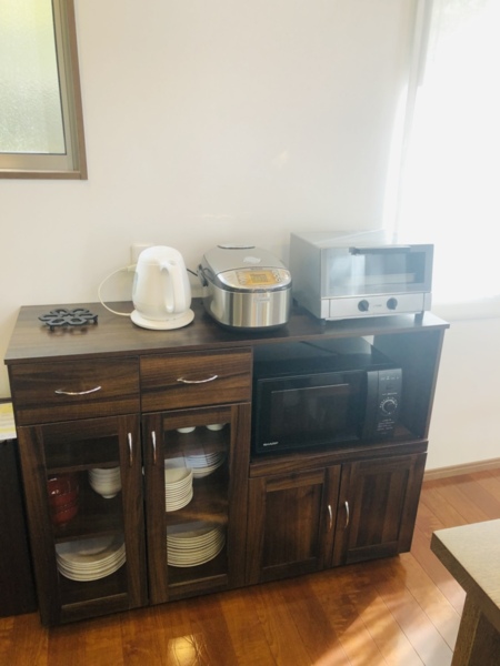 充実した調理器具や食器類