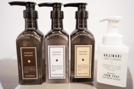 こだわりのオーガニックシャンプーなど