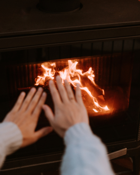 本場フランス製の大型薪ストーブ