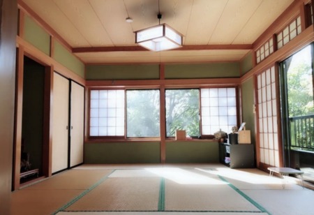 メインの和室になります。