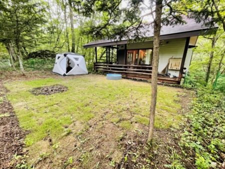 お庭はドッグラン仕様、テントサウナ有