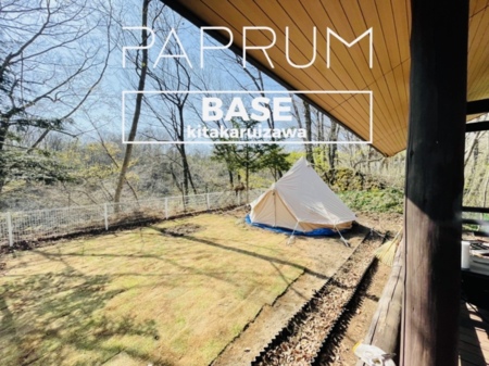 見晴らしのいいお庭でBBQ