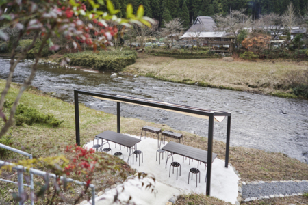 川沿いテラスでBBQ！/京都ミヤマシキテイ