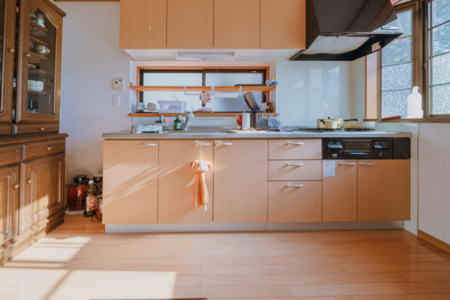 広々キッチンスペース♪調理器具完備