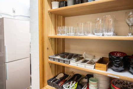 【キッチン】食器や調理器具は一式有ります