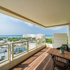 オーシャンビューのバルコニー