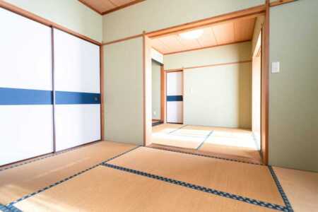 広い和室もあるので便利です