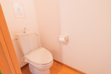 2階のトイレ。3階にもトイレはあります。