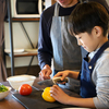 親子でお料理も