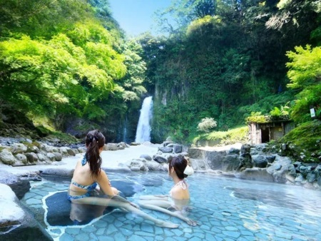 伊豆最大の大滝と、日帰り温泉を天城荘で！