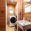 ドラム式洗濯機付き洗面所