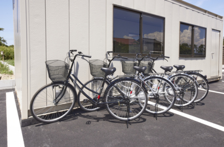 自転車の貸し出しも行っています