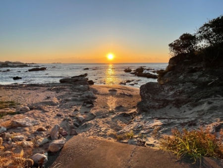 小さな入江のオーシャンフロント