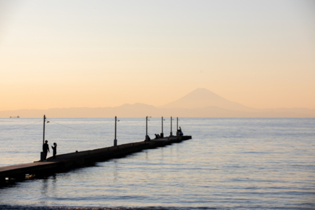 原岡桟橋まで、宿から徒歩１分