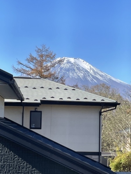 二階洋室から見える富士山