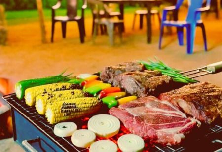 自然の中で楽しむ本格BBQ