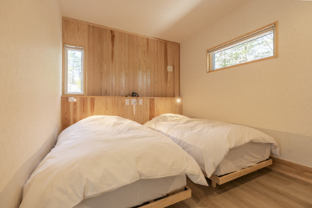 A・B棟寝室はレガリア高品質ベッド♪