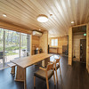 C棟は自然の温もり溢れる木の家