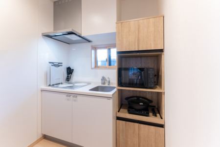 IHコンロ付きのキッチン