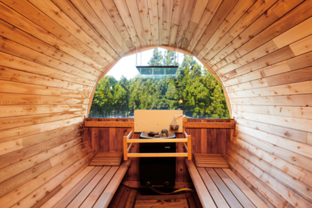 バレルサウナも御座います