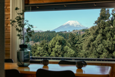 富士山を望めます