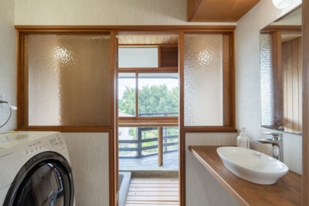 清潔感のある洗面所