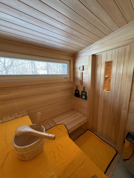 プライベートサウナでの大切な方との語らい