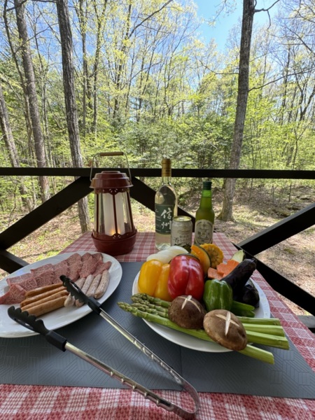 ウッドデッキでちょっとおしゃれなBBQ