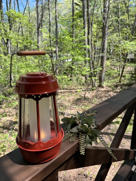 鳥のさえずりを聞きながらの朝ご飯