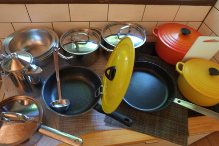 ご用意している調理用器具類です