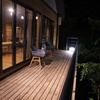 夜間もイイ感じです、テラスでの休憩も◎