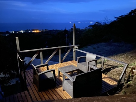 BBQ場ウッドデッキ