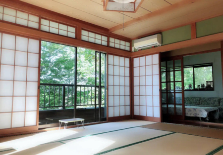 綺麗で自然を楽しめる部屋！