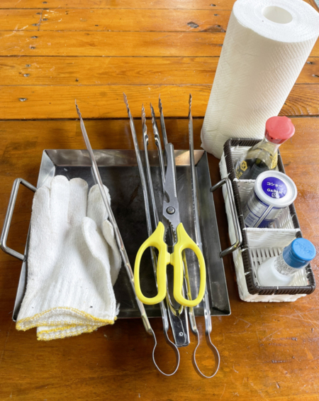 BBQに必要な物は全てご用意しております