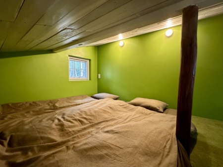 ロフトにお布団