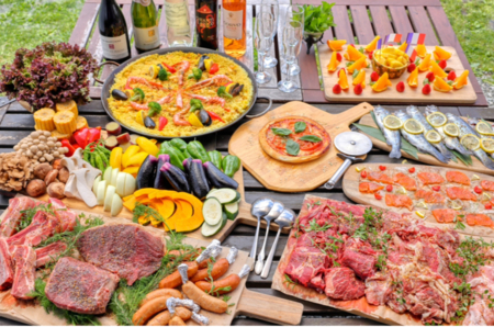 本格グランピングBBQボリュームたっぷり